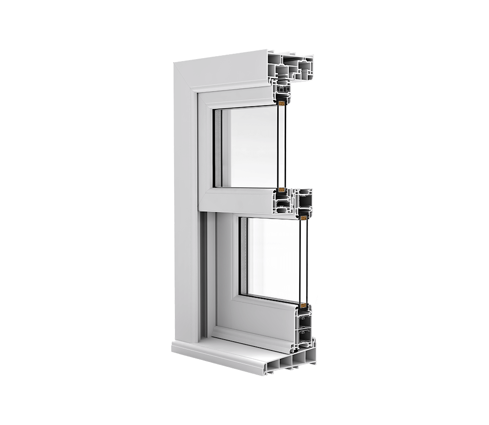 cross section diagram of vertical sliding window